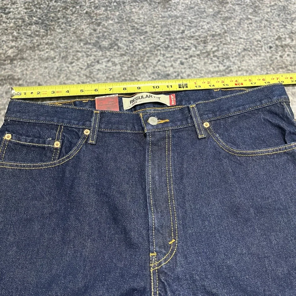 NEW Vintage‎ Levi's 505 Regular Fit Jeans Mens 38x30 Blue Denim Y2K 2000s